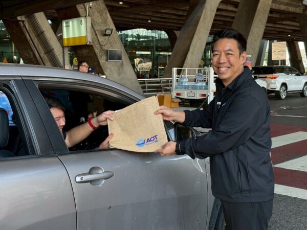 สมุทรปราการ ท่าอากาศยานสุวรรณภูมิ รณรงค์ป้องกันและลดอุบัติเหตุทางถนนต้อนรับเทศกาลปีใหม่2569