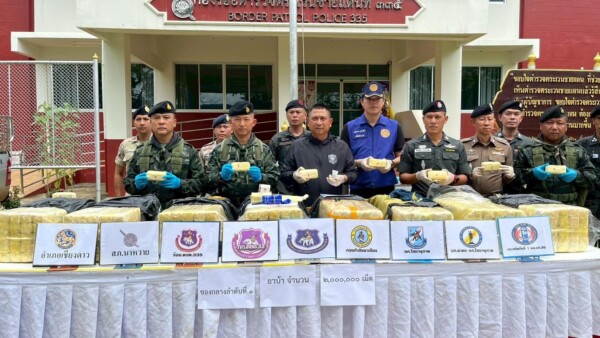 กกล.ผาเมือง รวบขบวนการขนยาเสพติด ยึดยาบ้า 2,000,000 เม็ด ผู้ต้องหา 1 ราย