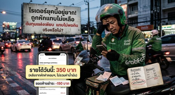 แนวทางการแก้ไขปัญหาความเดือดร้อนของ “ไรเดอร์” ในปัจจุบัน 2569 โดย เอ มหาชัย